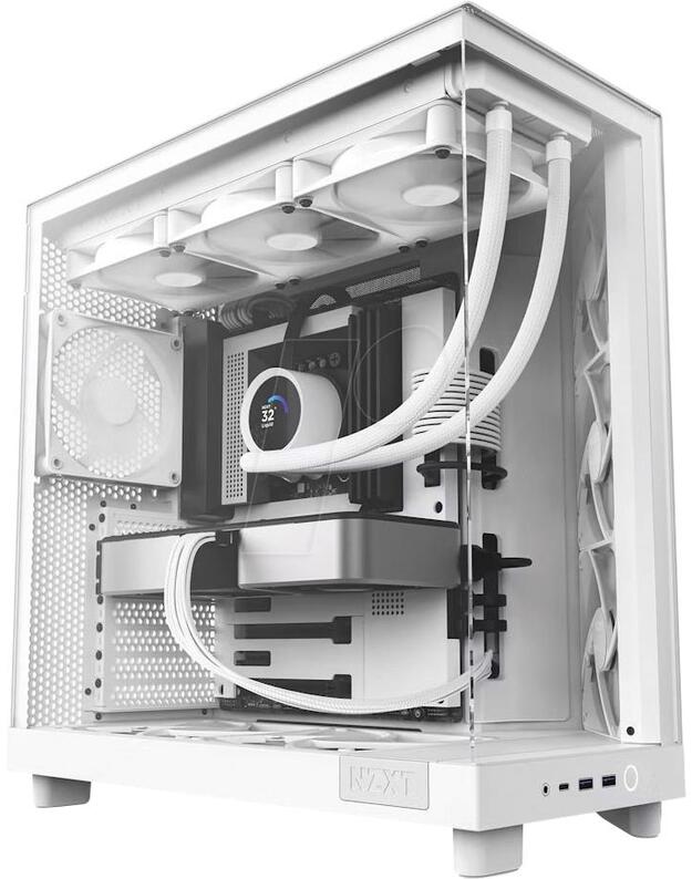 Case|NZXT|H6 Flow|MidiTower|Not included|ATX|MicroATX|MiniITX|Colour White|CC-H61FW-01