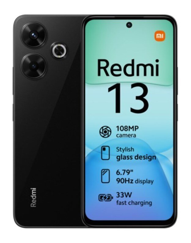 Xiaomi Redmi 13 8/256GB Midnight Black išmanusis telefonas