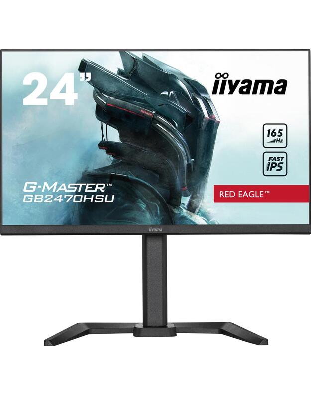 LCD Monitor|IIYAMA|GB2470HSU-B5|24 |Panel IPS|1920x1080|16:9|165Hz|Matte|0.8 ms|Speakers|Pivot|Height adjustable|Tilt|Colour Black|GB2470HSU-B5