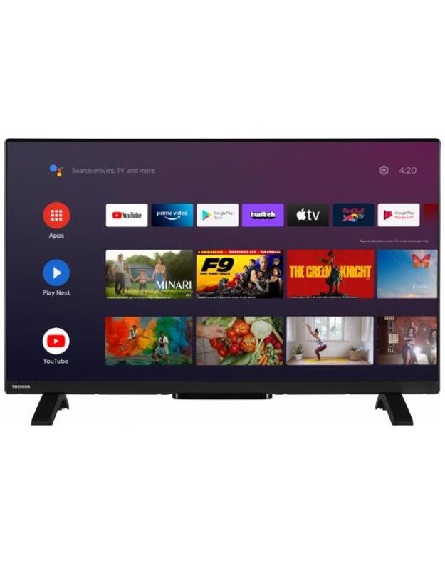 TV Set|TOSHIBA|32 |Smart|1366x768|Wireless LAN|Bluetooth|Android TV|Black|32WA2363DG