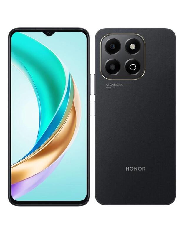 MOBILE PHONE HONOR X6B 4/128GB/MIDNIGHT BLACK 5109BGFX HONOR