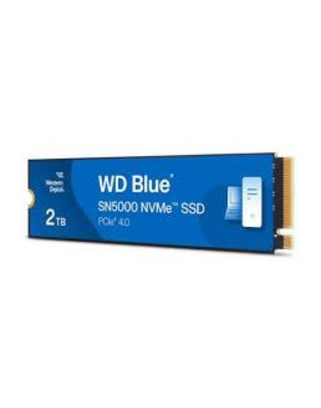 SSD|WESTERN DIGITAL|Blue SN5000|2TB|M.2|PCIe Gen4|NVMe|Write speed 4850 MBytes/sec|Read speed 5150 MBytes/sec|2.38mm|TBW 900 TB|WDS200T4B0E