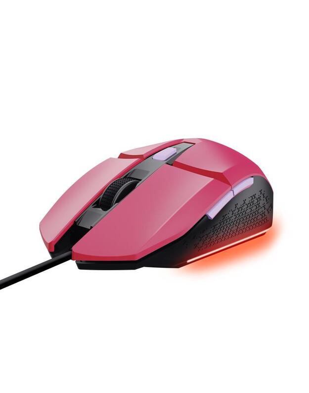 MOUSE USB OPTICAL GAMING PINK/GXT109P FELOX 25068 TRUST