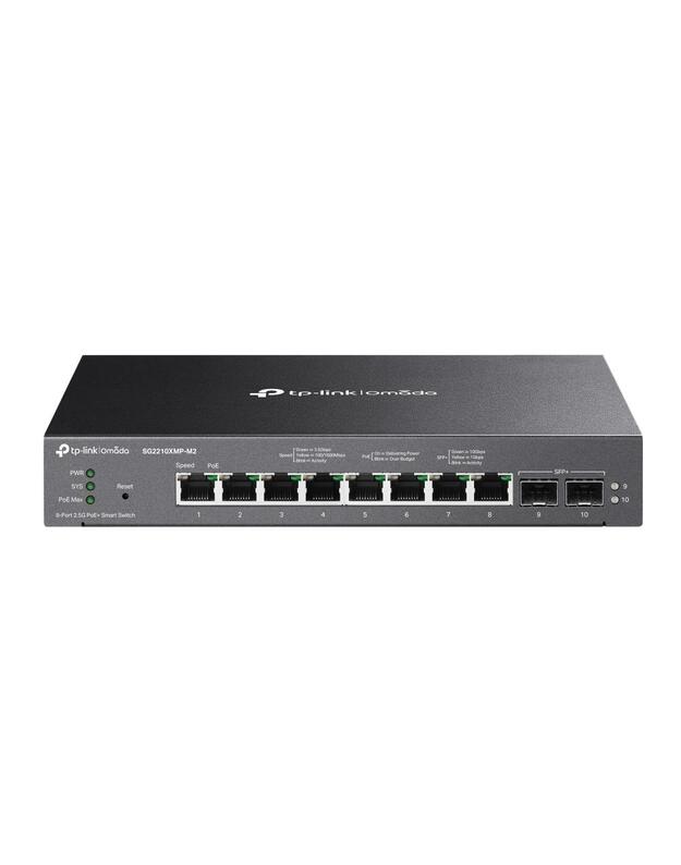 NET SWITCH 8PORT 1000M POE+/OMADA SG2210XMP-M2 TP-LINK