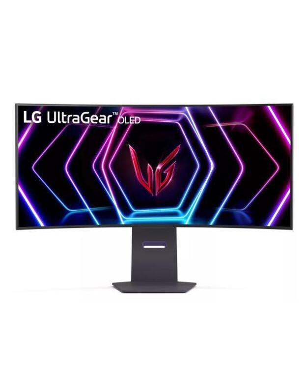 Monitor|LG|39GS95QE-B|39 |Gaming/Curved/21 : 9|Panel OLED|3440x1440|21:9|240Hz|Matte|0.03 ms|Swivel|Height adjustable|Tilt|Colour Black|39GS95QE-B