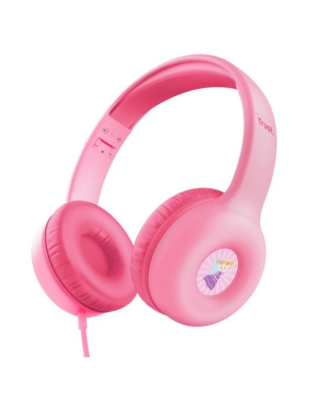 HEADPHONES NOUNA KIDS/PINK 25277 TRUST