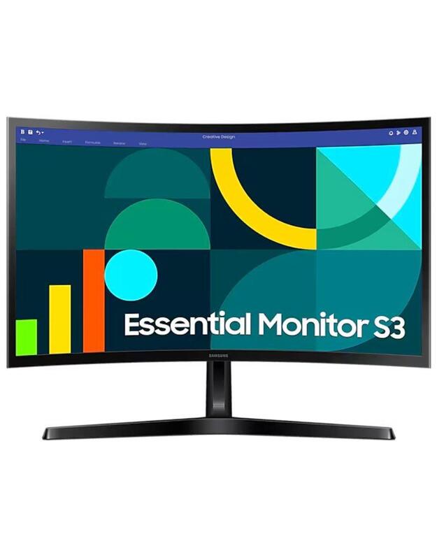 LCD Monitor|SAMSUNG|LS24D366GAUXEN|24 |Business/Curved|Panel VA|1920x1080|16:9|100Hz|4 ms|Tilt|Colour Black|LS24D366GAUXEN