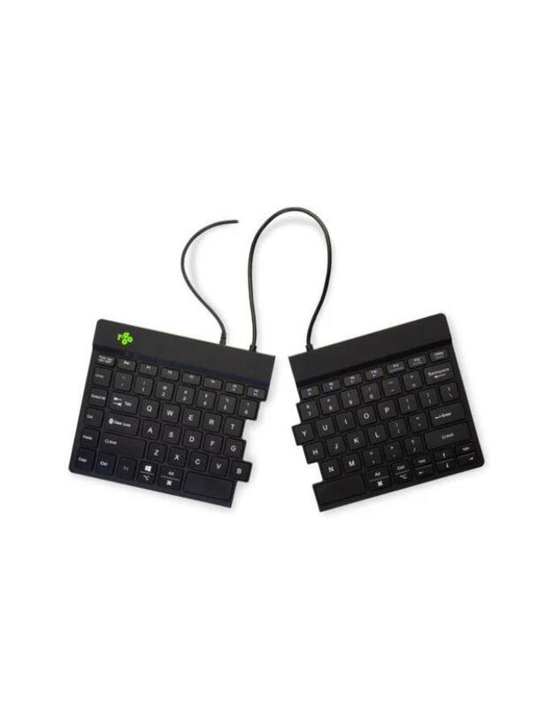 KEYBOARD SPLIT BREAK V2 ENG/BLACK RGOSP-UKWIBL R-GO TOOLS