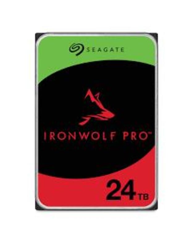 HDD|SEAGATE|IronWolf Pro|24TB|SATA|512 MB|7200 rpm|Discs/Heads 10/20|3,5 |ST24000NT002