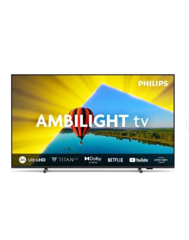 TV Set|PHILIPS|50 |4K/Smart|3840x2160|Wireless LAN|Bluetooth|Titan OS|50PUS8079/12