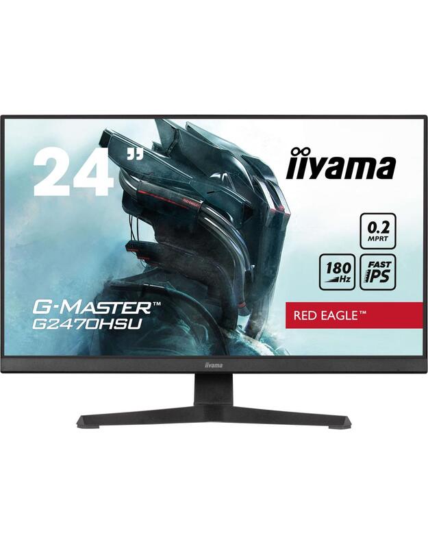 LCD Monitor|IIYAMA|G2470HSU-B6|24 |Panel IPS|1920x1080|16:9|180Hz|Matte|0.2 ms|Speakers|Colour Black|G2470HSU-B6