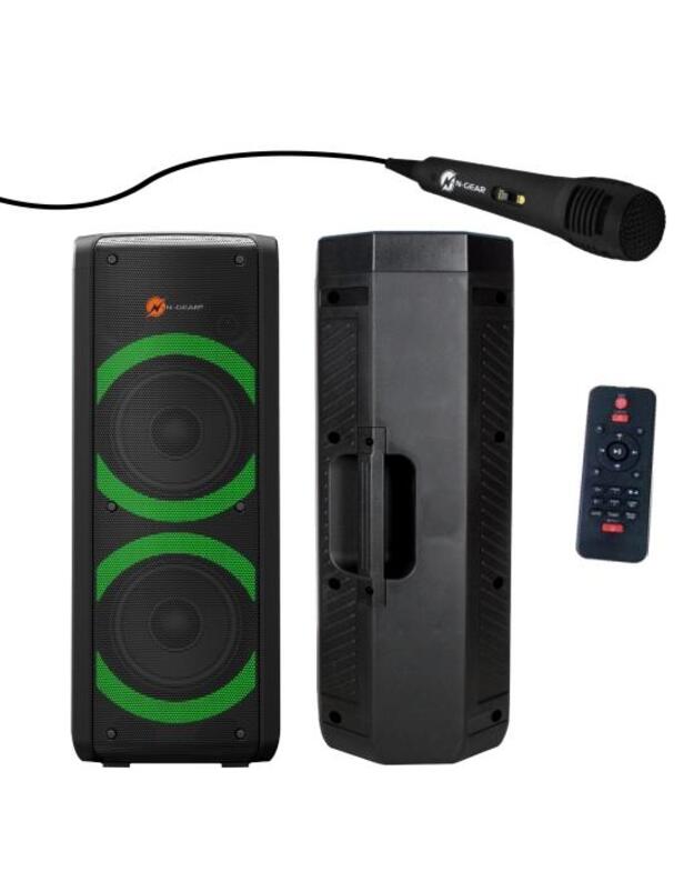 Portable Speaker|N-GEAR|LETS GO PARTY LGP72|Black|Wireless|Bluetooth|LGP72