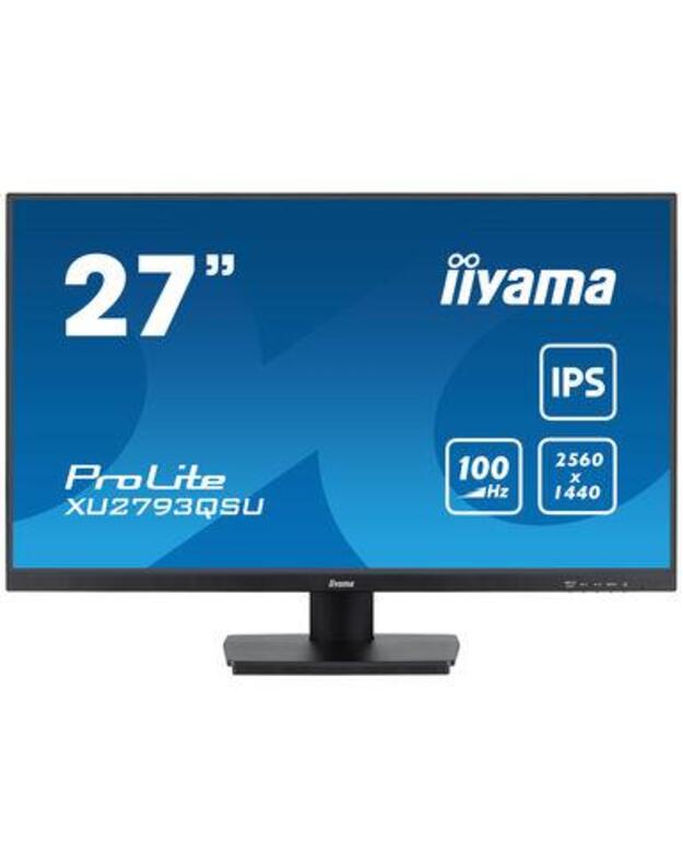 LCD Monitor|IIYAMA|27 |Business|Panel IPS|2560x1440|16:9|100Hz|Matte|1 ms|Speakers|Tilt|Colour Black|XU2793QSU-B6