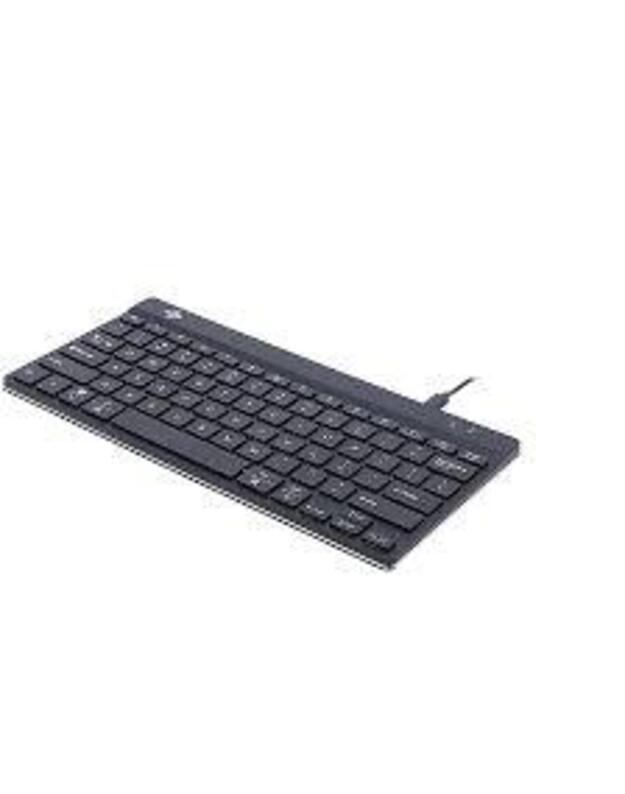 KEYBOARD COMPACT BREAK ENG/BLACK RGOCOUSWDBL R-GO TOOLS