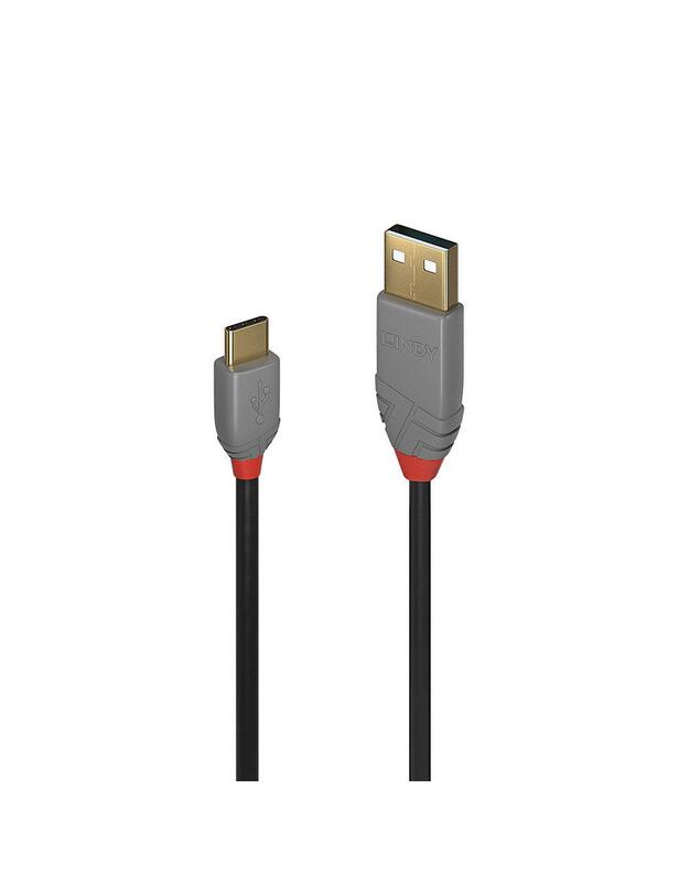 CABLE USB2 C-A 1M/ANTHRA 36886 LINDY