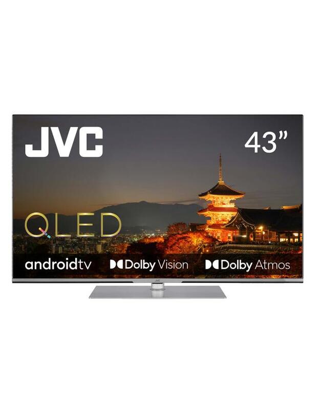 TV Set|JVC|43 |4K/Smart|QLED|3840x2160|Android TV|LT-43VAQ830P