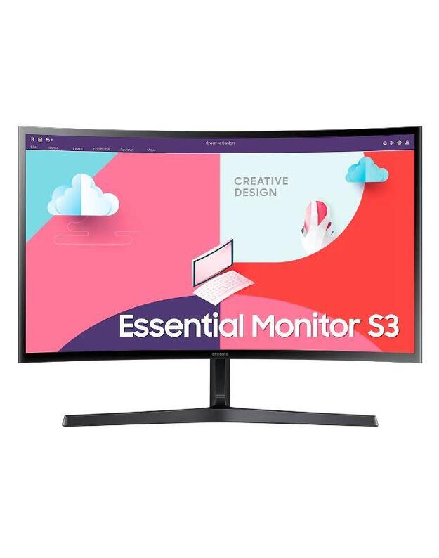 LCD Monitor|SAMSUNG|LS24C366EAUXEN|24 |Curved|Panel VA|1920x1080|16:9|75Hz|4 ms|Colour Black|LS24C366EAUXEN