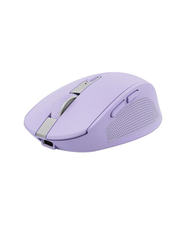 MOUSE USB OPTICAL WRL OZAA/PURPLE 25384 TRUST