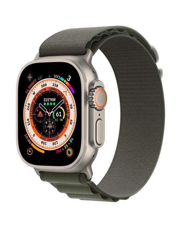 SMARTWATCH ULTRA 49MM GPS/TITANIUM/GREEN MNHJ3 APPLE