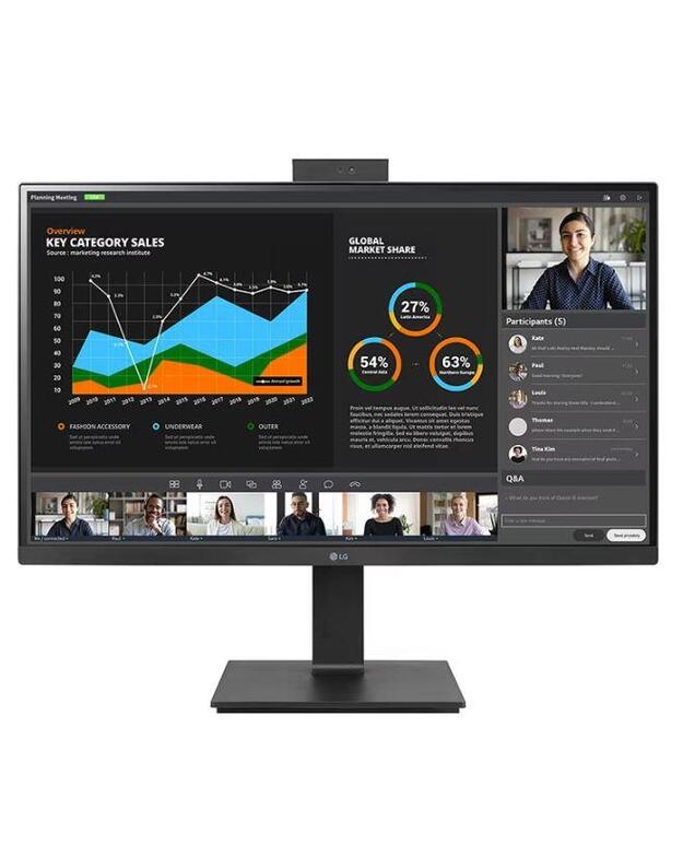 LCD Monitor|LG|27 |Panel IPS|2560x1440|16:9|5 ms|Speakers|Swivel|Pivot|Height adjustable|Tilt|Colour Black|27BQ75QC-B