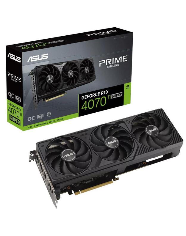 Graphics Card|ASUS|NVIDIA GeForce RTX 4070 SUPER|16 GB|GDDR6X|256 bit|Triple slot Fansink|1xHDMI|3xDisplayPort|PRIME-RTX4070TIS-O16G