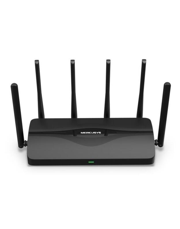 Wireless Router|MERCUSYS|Router|IEEE 802.11a/b/g|IEEE 802.11n|IEEE 802.11ac|IEEE 802.11ax|3x2.5GbE|LAN \ WAN ports 1|Number of antennas 6|MR47BE