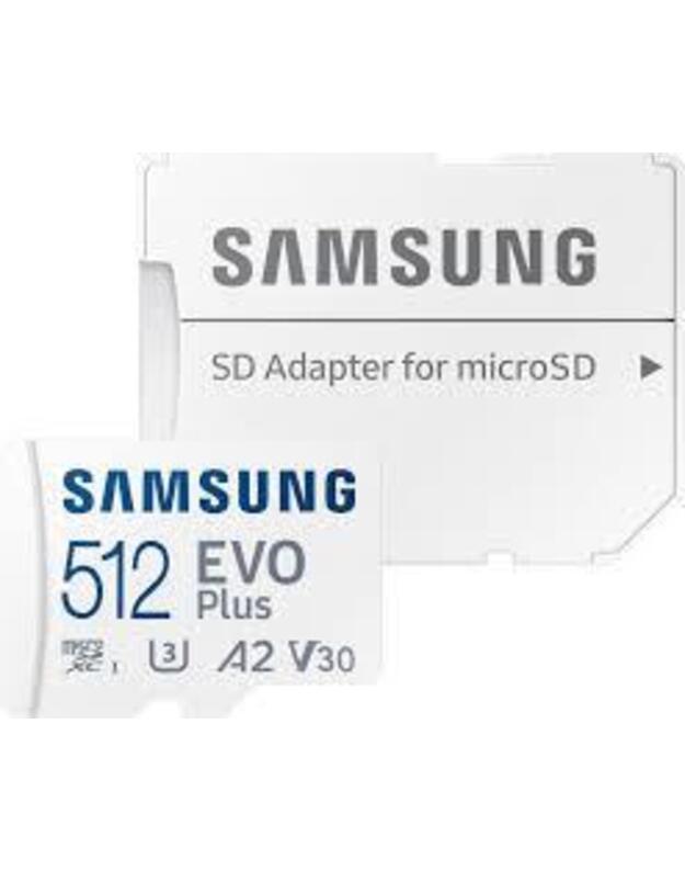 MEMORY MICRO SDXC EVO+ 512GB/V30 W/A MB-MC512SA/EU SAMSUNG