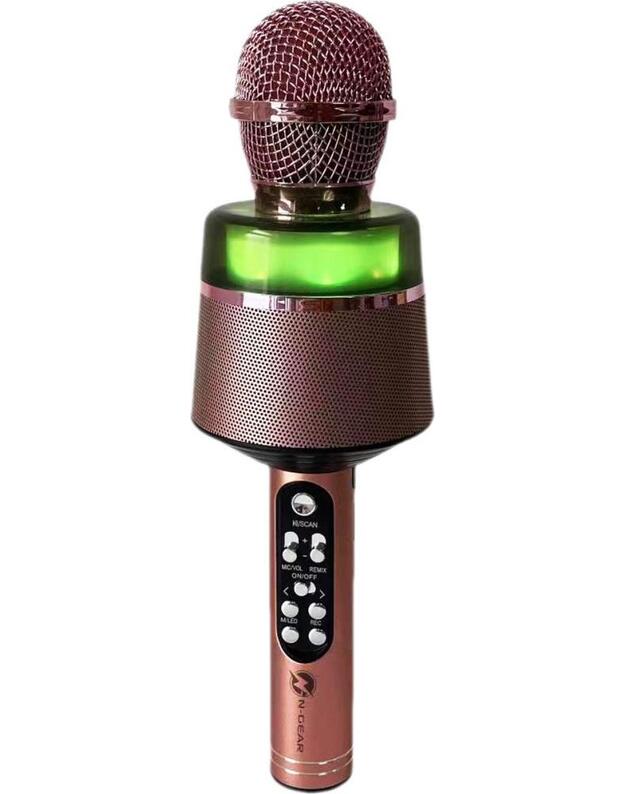 MICROPHONE KARAOKE BLUETOOTH/PINK STARMIC S20LSP N-GEAR