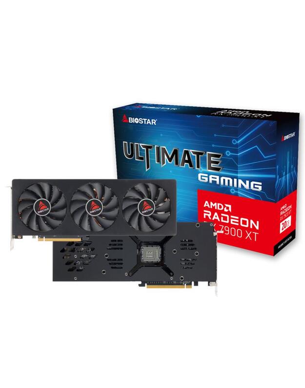 Graphics Card|BIOSTAR|AMD Radeon RX 7900 XT|20 GB|GDDR6|320 bit|PCIE 4.0 16x|GPU 1500 MHz|Triple slot Fansink|1xHDMI|3xDisplayPort|VA7906XM00