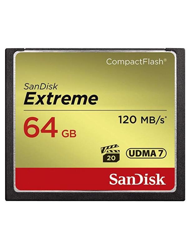 MEMORY COMPACT FLASH 64GB/SDCFXSB-064G-G46 SANDISK