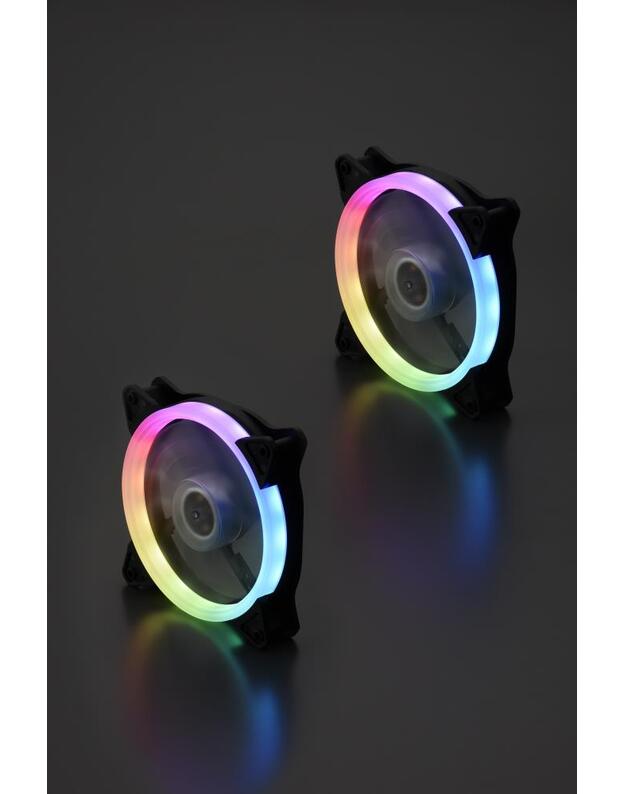 CASE FAN 120MM BULK/SINGLE LINE RGB FAN GTT