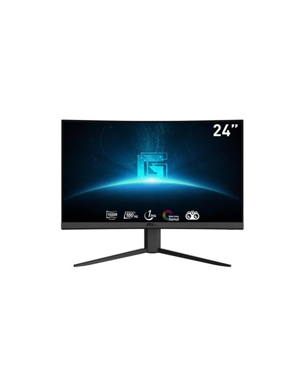 LCD Monitor|MSI|G24C4 E2|23.6 |Business/Curved|Panel VA|1920x1080|16:9|180 Hz|1 ms|Tilt|Colour Black|G24C4E2