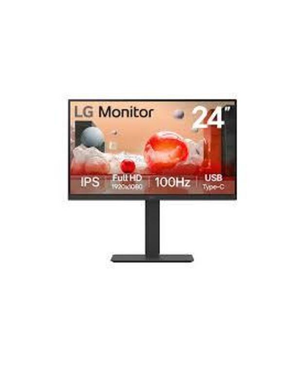 LCD Monitor|LG|23.8 |Business|Panel IPS|1920x1080|16:9|100 Hz|5 ms|Swivel|Pivot|Height adjustable|Tilt|24BA650-B