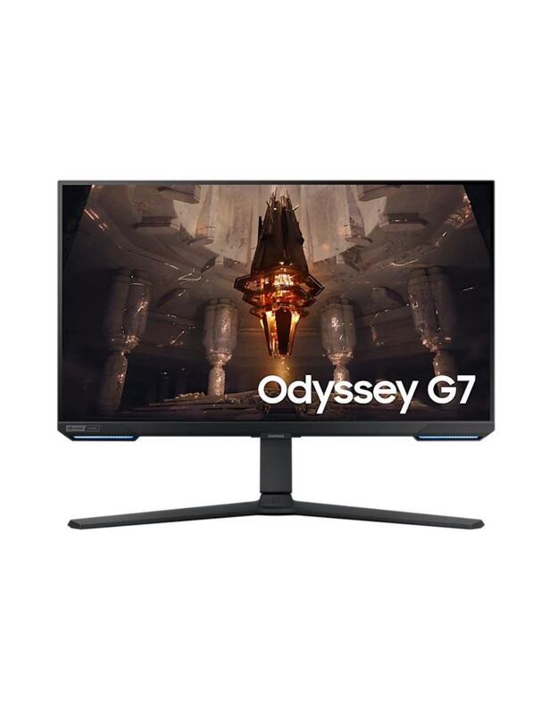 LCD Monitor|SAMSUNG|Odyssey G7 G70B|28 |Gaming/Smart/4K|Panel IPS|3840x2160|16:9|144Hz|1 ms|Speakers|Swivel|Pivot|Height adjustable|Tilt|Colour Black|LS28BG700EPXEN