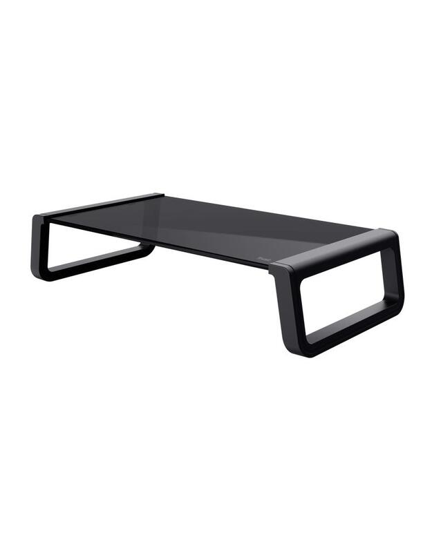 MONITOR ACC STAND MONTA/GLASS BLK 25271 TRUST