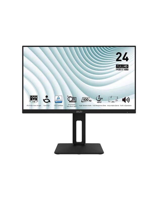 LCD Monitor|MSI|PRO MP242AP|23.8 |Business|Panel IPS|1920x1080|16:9|100Hz|1 ms|Swivel|Pivot|Height adjustable|Tilt|Colour Black|PROMP242AP