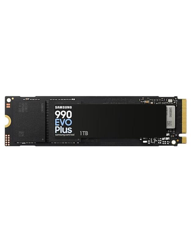 SSD|SAMSUNG|990 EVO Plus|1TB|M.2|PCIe Gen5|NVMe|TLC|Write speed 6300 MBytes/sec|Read speed 7150 MBytes/sec|2.38mm|TBW 1200 TB|MZ-V9S1T0BW