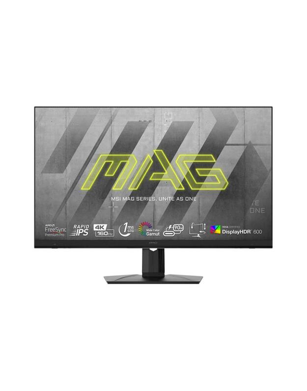 LCD Monitor|MSI|MAG 323UPF|32 |Gaming/4K|Panel IPS|3840x2160|16:9|160Hz|Matte|1 ms|Swivel|Height adjustable|Tilt|Colour Black|MAG323UPF