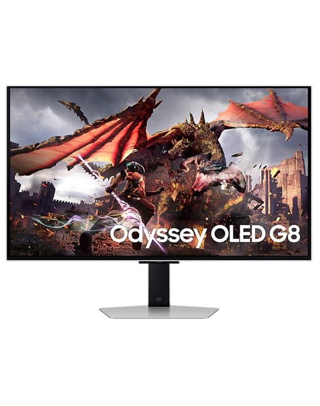 Monitor|SAMSUNG|32 |Gaming/Smart/4K|Panel OLED|3840x2160|16:9|0.03 ms|Speakers|Swivel|Pivot|Height adjustable|Tilt|Colour Silver|LS32DG802SUXDU