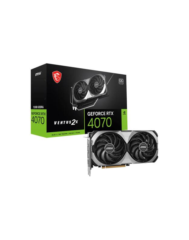 Graphics Card|MSI|NVIDIA GeForce RTX 4070|12 GB|GDDR6|192 bit|PCIE 4.0 16x|Dual Slot Fansink|1xHDMI|3xDisplayPort|RTX4070VEN2XE112GOC