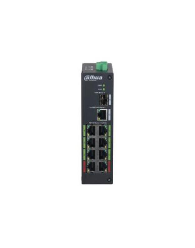 Switch|DAHUA|LR2110-8ET-120-V2|PoE ports 8|DH-LR2110-8ET-120-V2