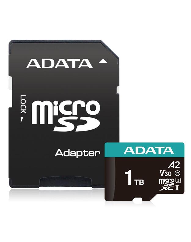 MEMORY MICRO SDXC 1TB W/AD./AUSDX1TUI3V30SA2-RA1 ADATA