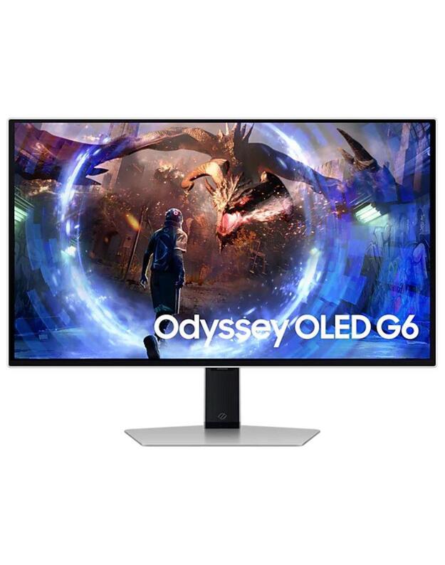 Monitor|SAMSUNG|27 |Gaming|Panel OLED|2560x1440|16:9|0.03 ms|Swivel|Pivot|Height adjustable|Tilt|Colour Silver|LS27DG602SUXEN