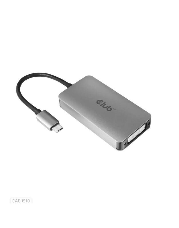 I/O ADAPTER USB-C TO DVI-D/ACTIVE M/F CAC-1510 CLUB3D