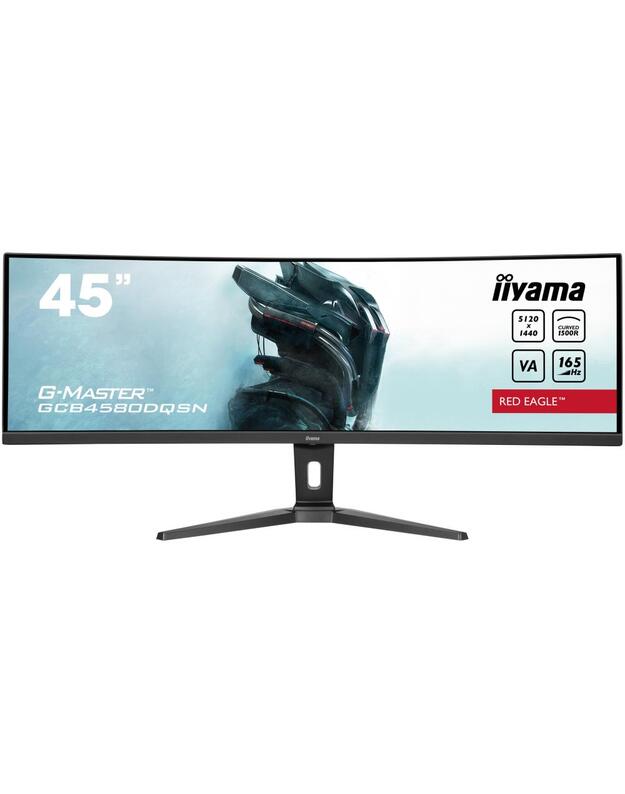 LCD Monitor|IIYAMA|GCB4580DQSN-B1|45 |Curved|Panel VA|5120x1440|32:9|165Hz|Matte|0.8 ms|Speakers|Height adjustable|Tilt|Colour Black|GCB4580DQSN-B1