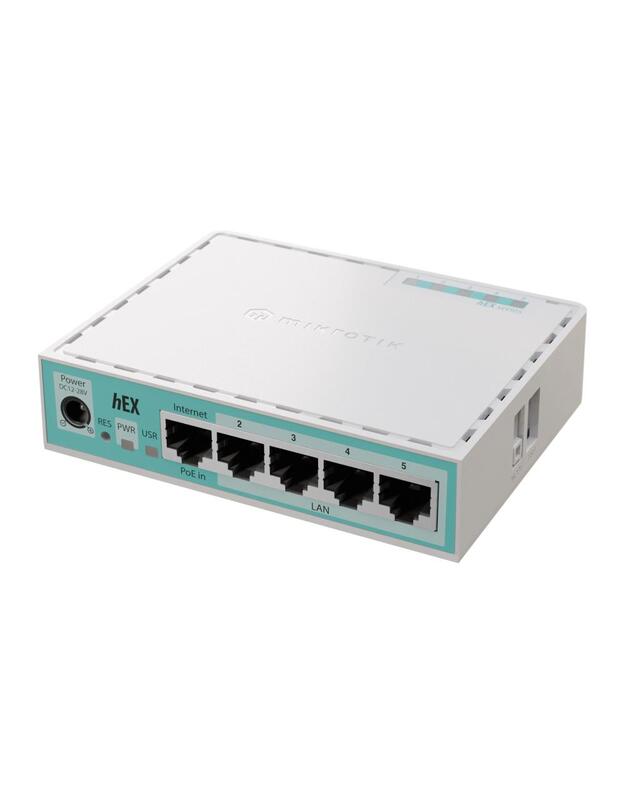 NET ROUTER 10/100/1000M 5P HEX/E50UG MIKROTIK