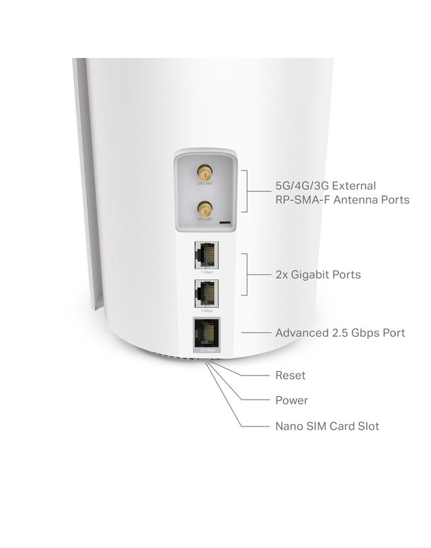 5G LTE WLAN  maršrutizatorius TP-LINK Deco X50