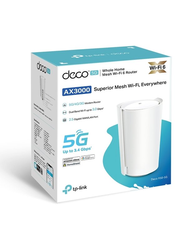 5G LTE WLAN  maršrutizatorius TP-LINK Deco X50