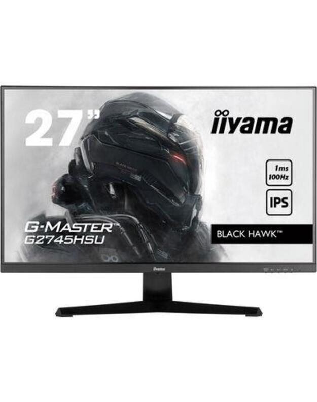 LCD Monitor|IIYAMA|27 |Gaming|Panel IPS|1920x1080|16:9|100Hz|Matte|1 ms|Speakers|Tilt|Colour Black|G2745HSU-B1