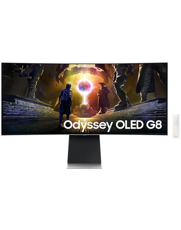 Monitor|SAMSUNG|34 |Gaming/Smart/Curved/21 : 9|Panel OLED|3440x1440|21:9|175Hz|0.03 ms|Speakers|Swivel|Height adjustable|Tilt|LS34DG850SUXDU